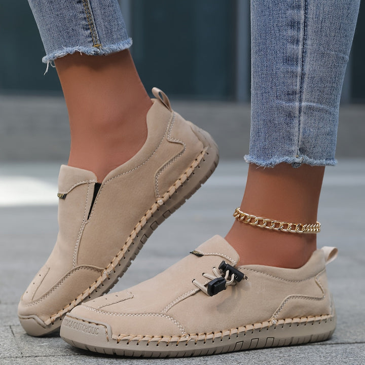 Louna | Baskets slip-on confort naturel femme