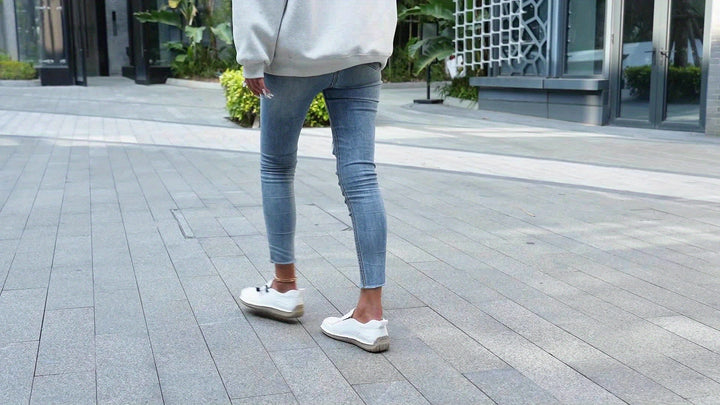 Louna | Baskets slip-on confort naturel femme