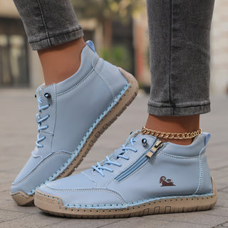 Maura | Baskets zip confort nature femme