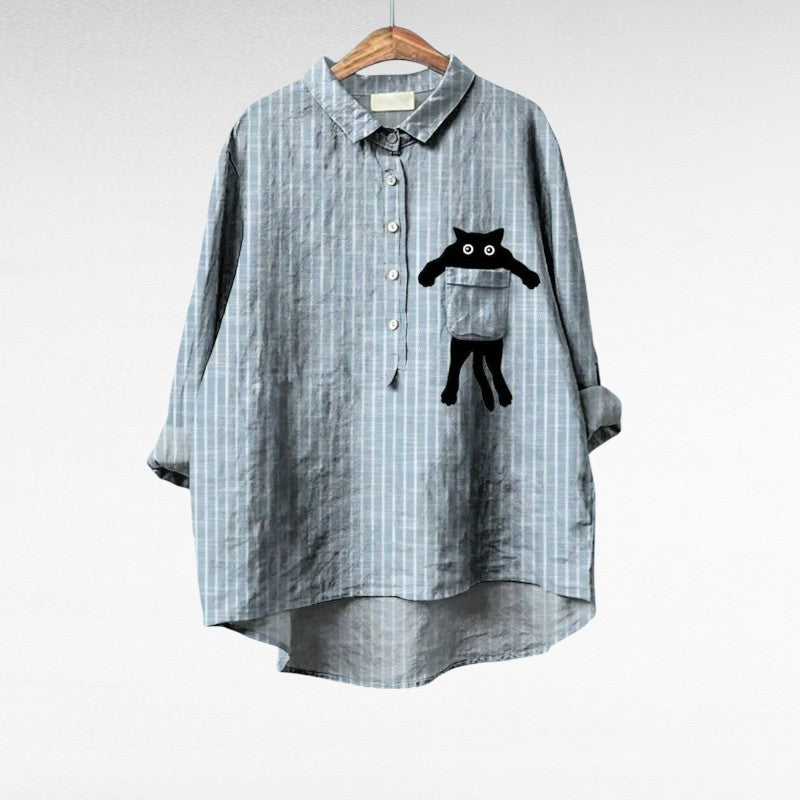 Capucine | Blouse rayée fantaisie femme