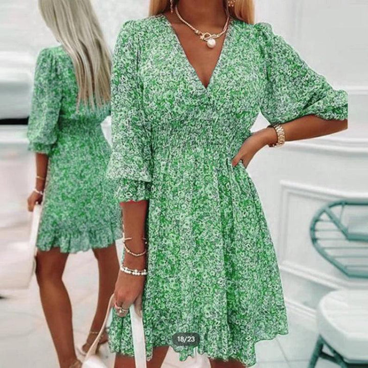 Sunna - Robe florale élégante femme