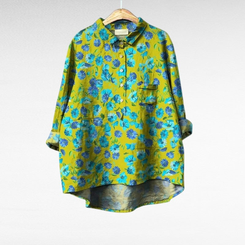Axéllé | Blouse florale lumineuse femme