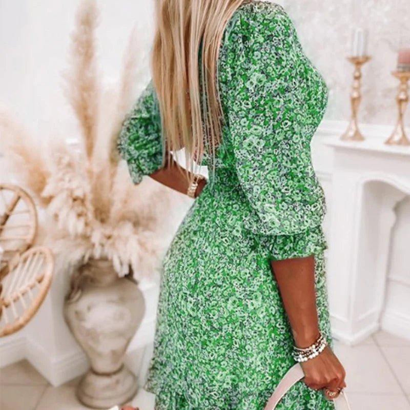 Sunna - Robe florale élégante femme