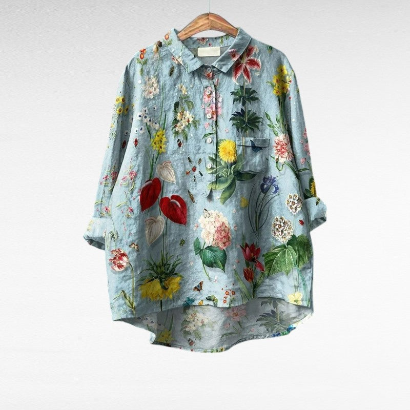 Joséphine | Blouse printanière fleurie femme
