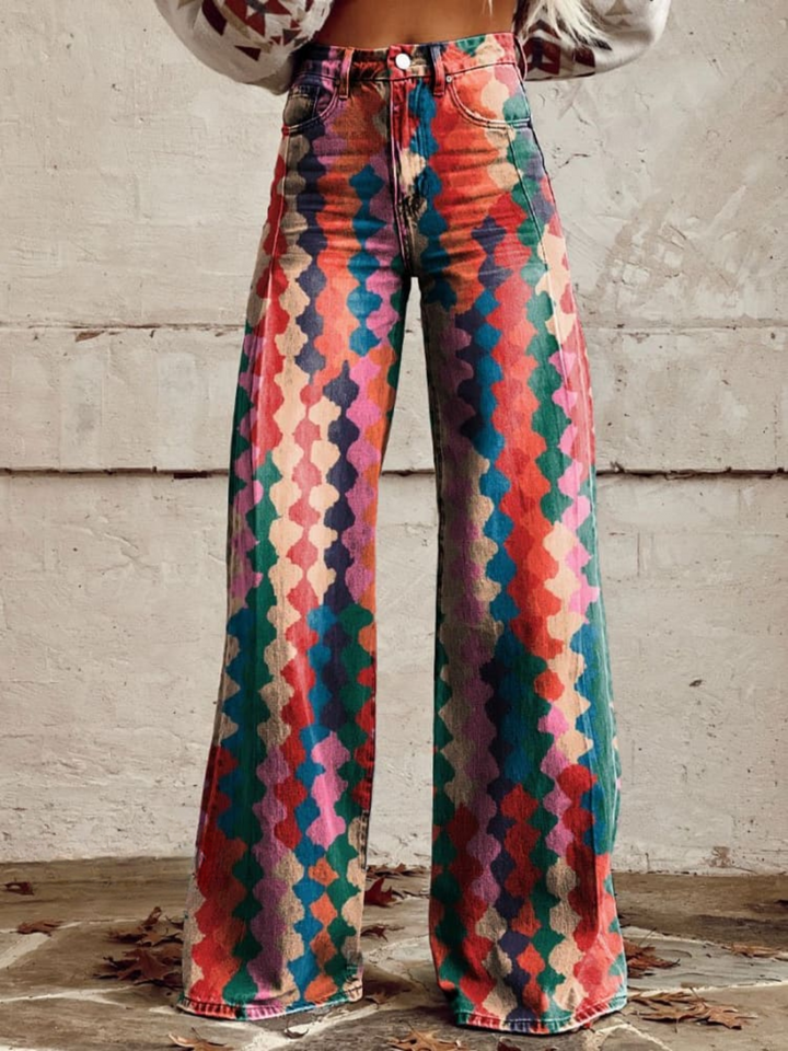 Maëva | Pantalon imprimé femme