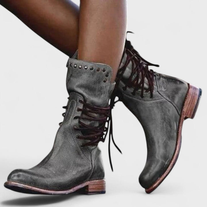 Romane | Bottines lacées vintage femme
