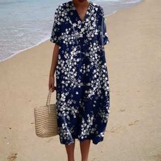 Capucine | Robe Longue Fleurie Douce Femme