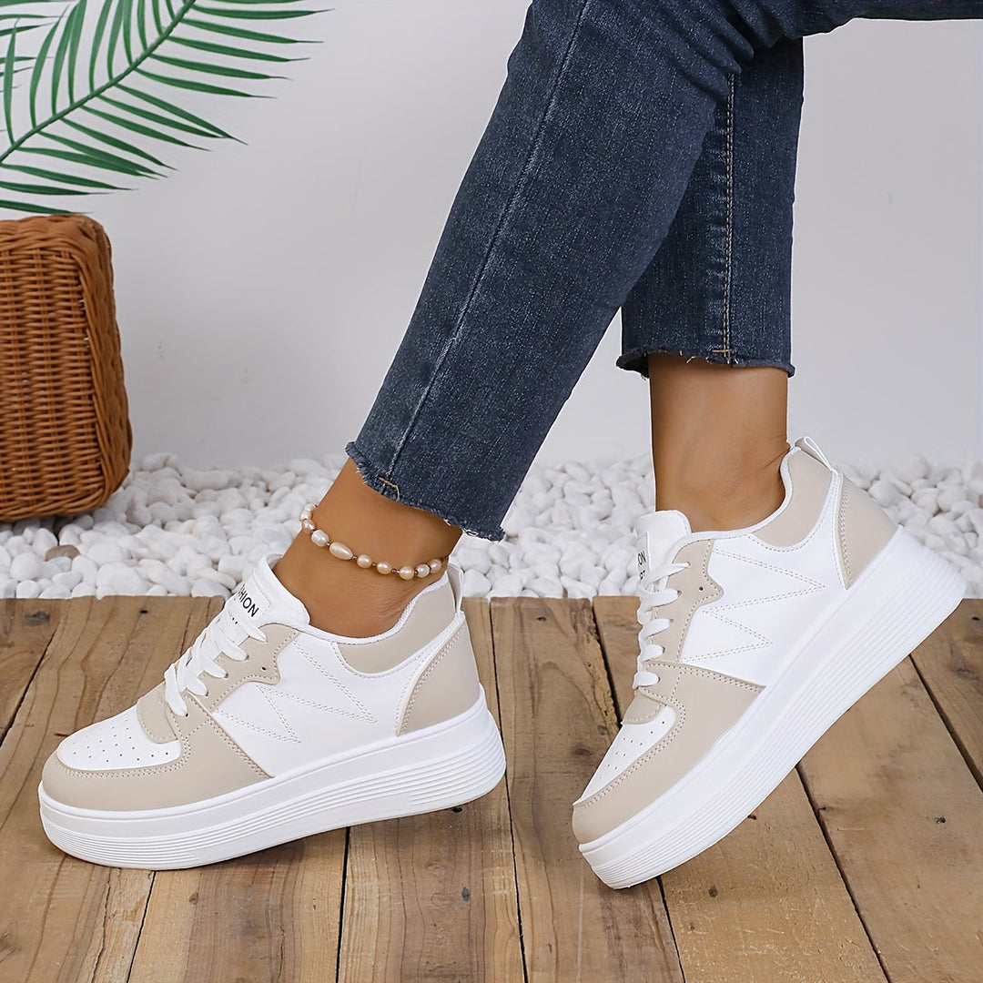 Clémence | Baskets plateforme chic femme