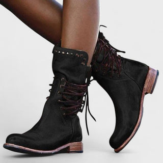 Romane | Bottines lacées vintage femme