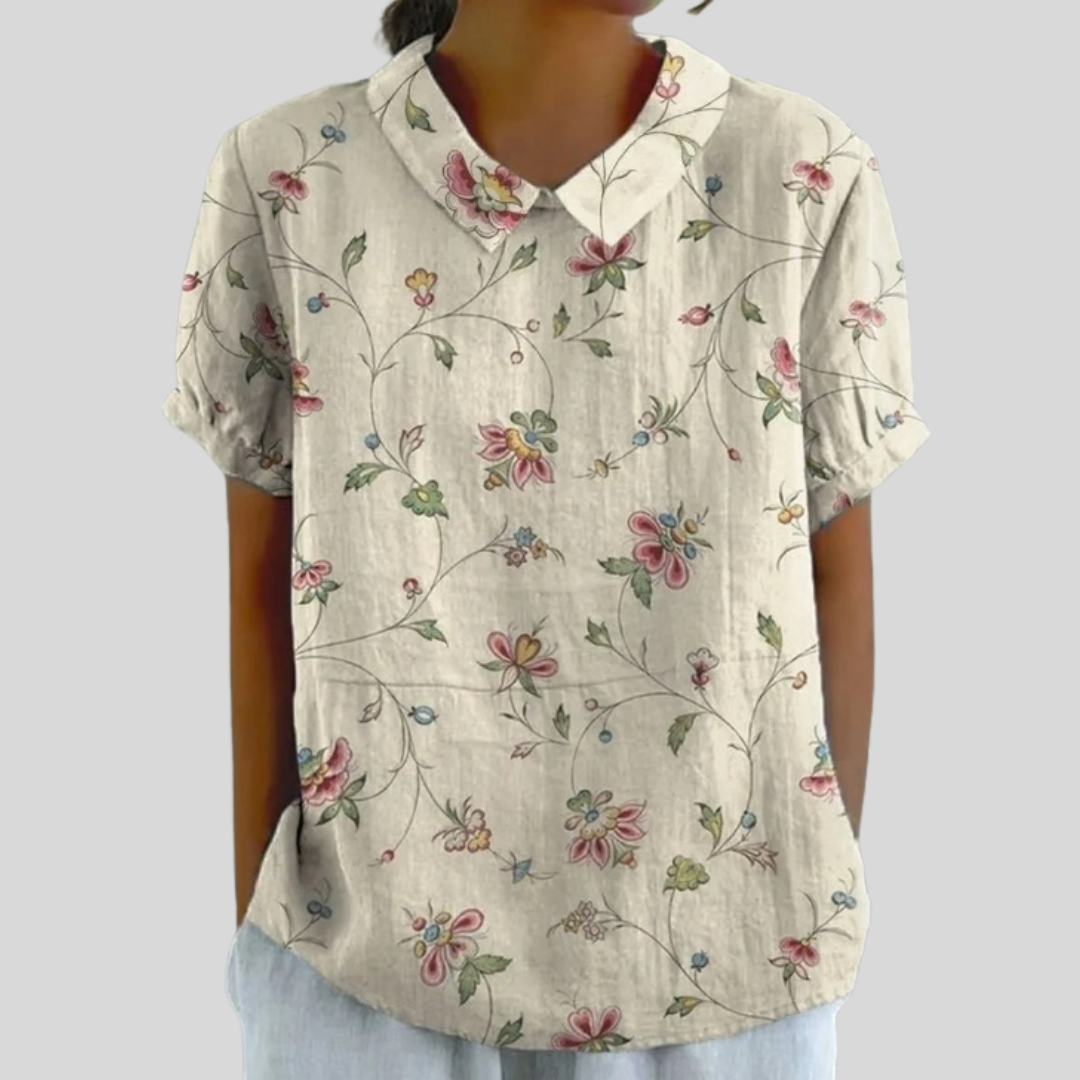 Thérèse | Blouse florale délicate femme