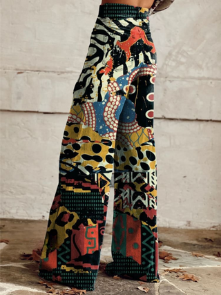 Fanny | Pantalon graphique femme