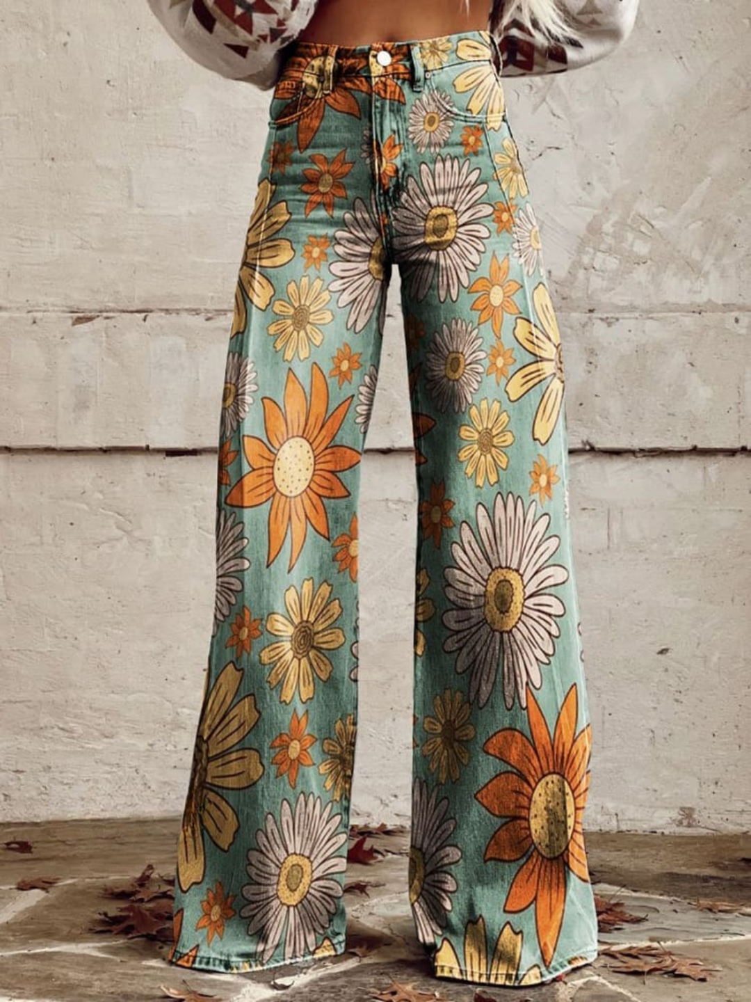 Clémence | Pantalon fleuri femme
