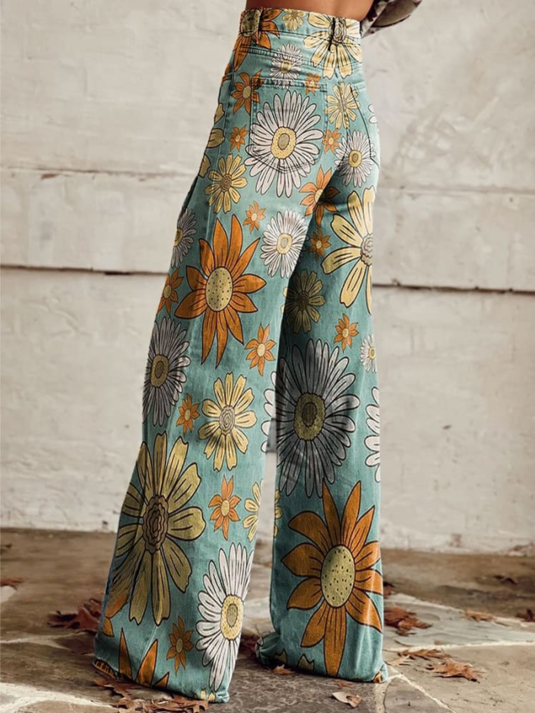 Clémence | Pantalon fleuri femme