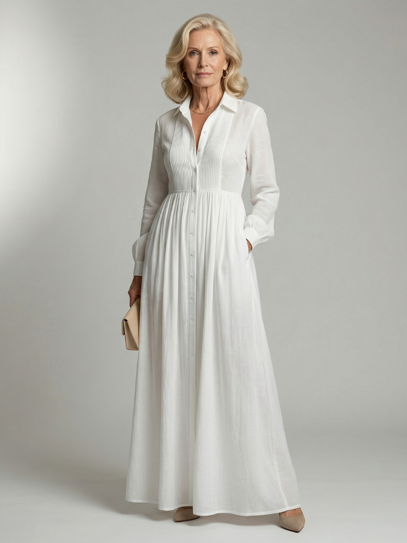Charlotte | Robe maxi soft flow femme