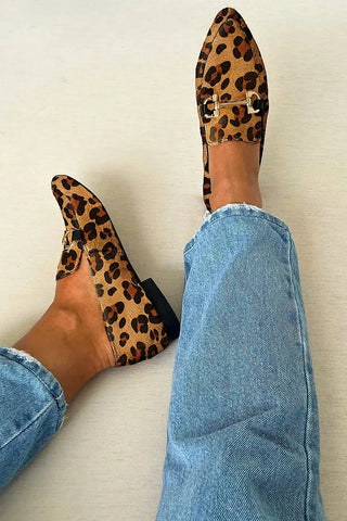 Léonora | Mocassins Léopard Chic