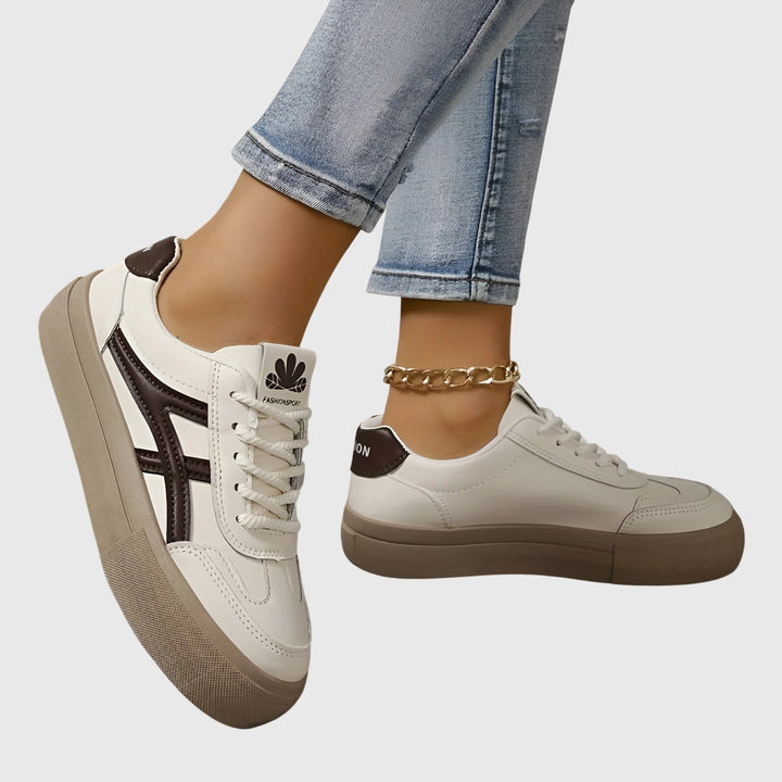 Dalia | Baskets casual contrast femme