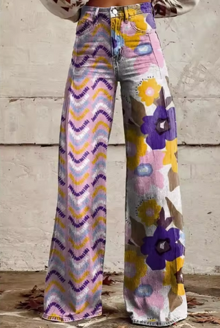 Coralie | Pantalon patchwork femme