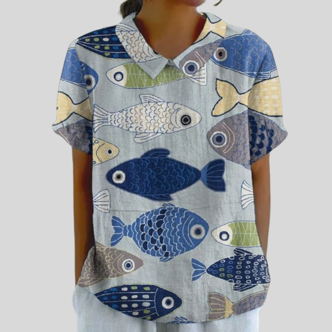 Marianne | Blouse motif marin femme