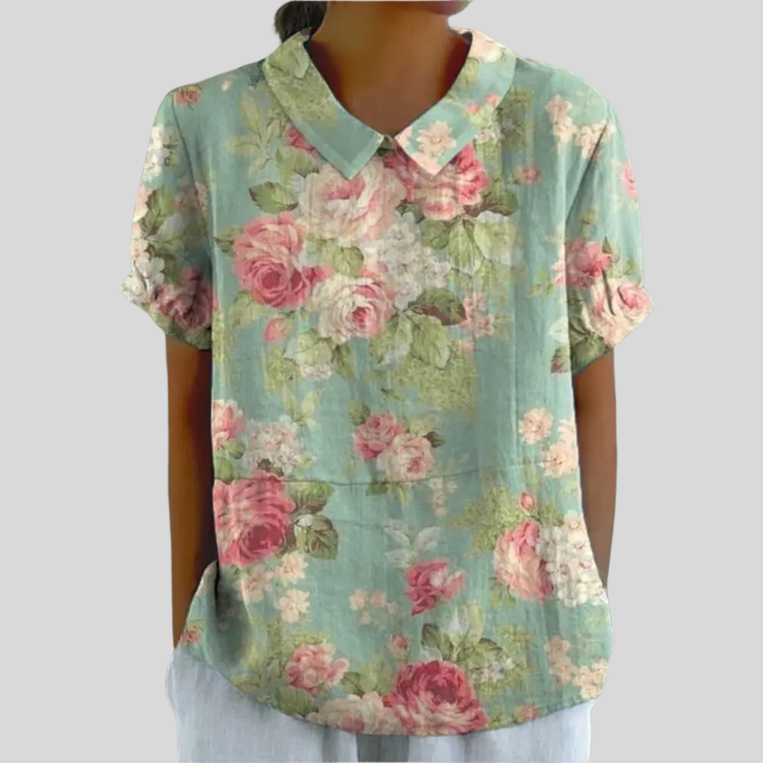 Brigitte | Blouse florale vintage femme