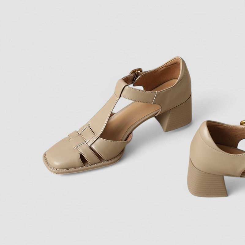 Solène | Chaussures Mary Jane T-Bar vintage femme