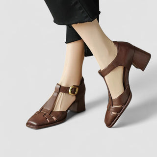 Solène | Chaussures Mary Jane T-Bar vintage femme