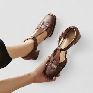 Solène | Chaussures Mary Jane T-Bar vintage femme