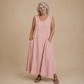 Yvonne — Robe maxi femme élégante à imprimé floral
