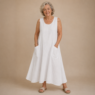 Yvonne — Robe maxi femme élégante à imprimé floral