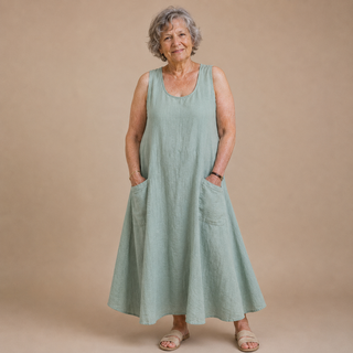 Yvonne — Robe maxi femme élégante à imprimé floral