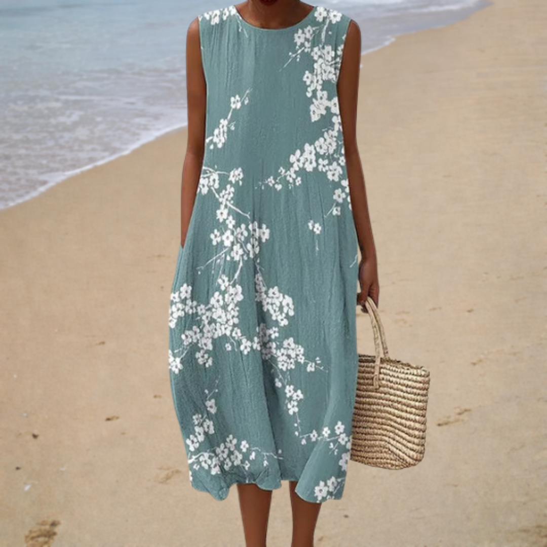 Édelie | Robe Midi Florale Femme