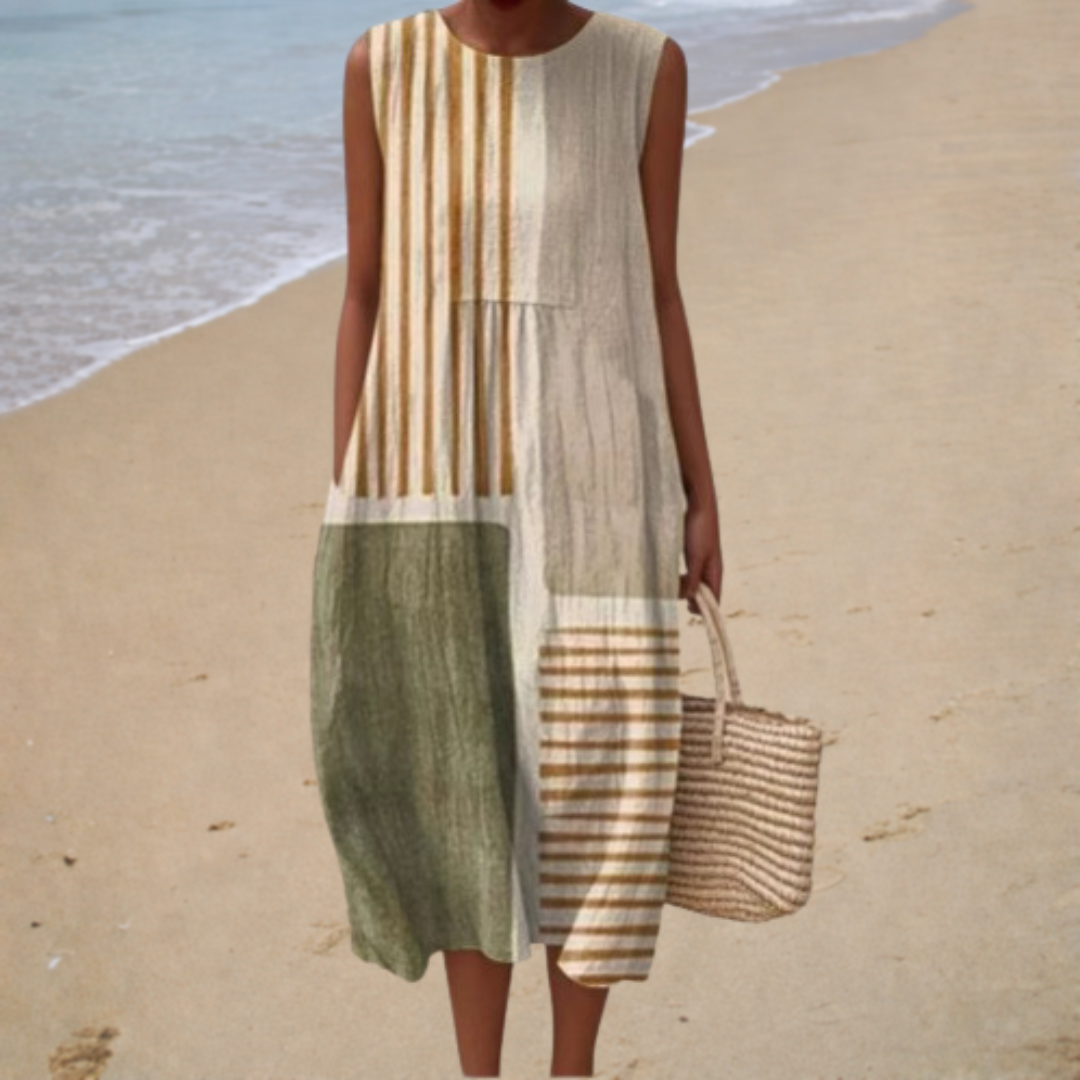 Simone | Robe Midi Contemporaine Femme