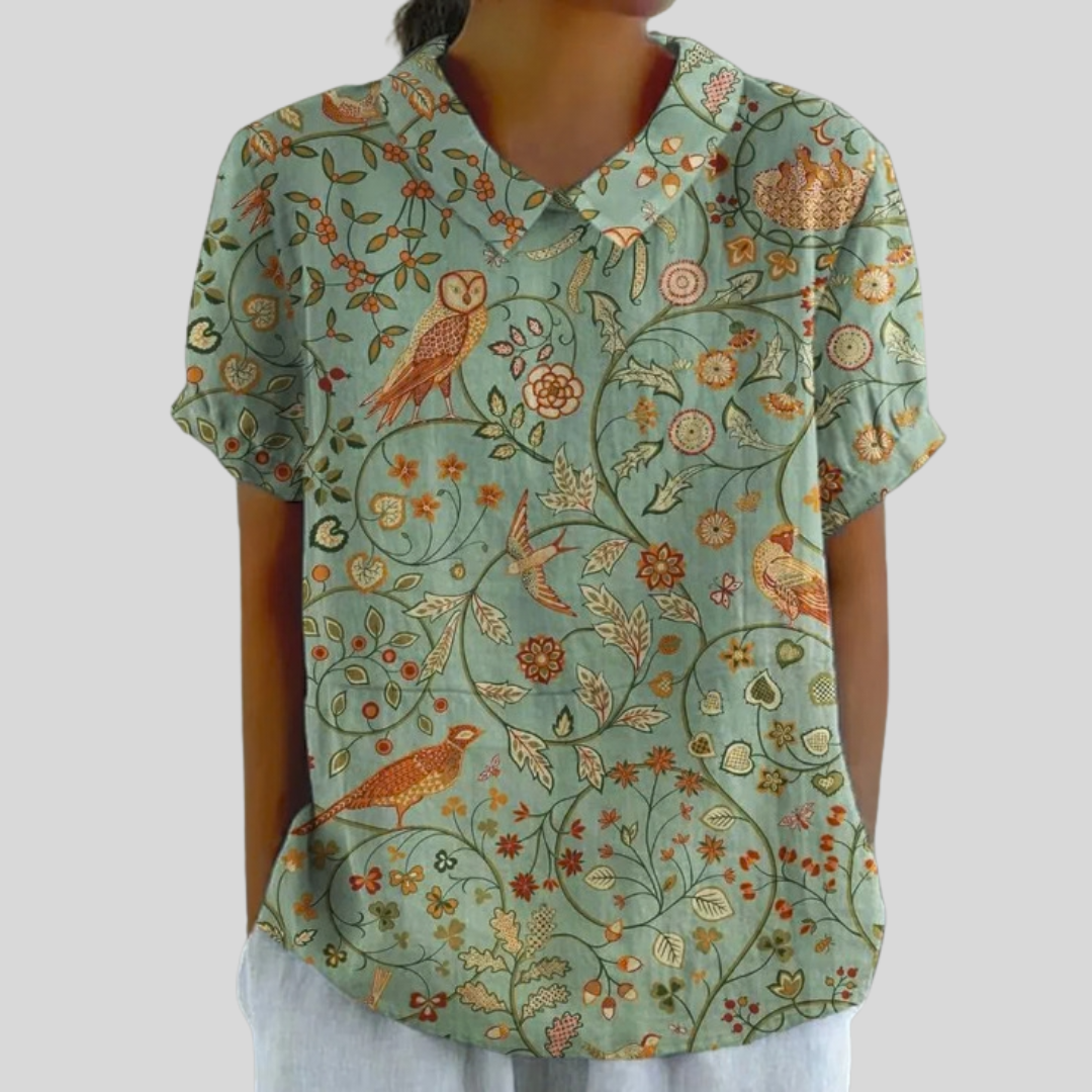 Apolline | Blouse forêt enchantée femme