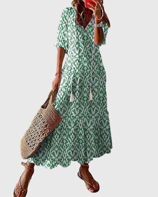 Amalia | Robe maxi bohème d'été vintage femme