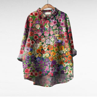 Esmée | Blouse florale artistique femme