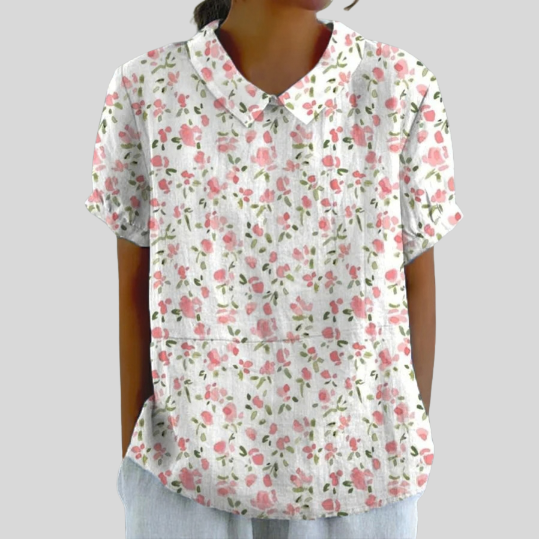 Juliette | Blouse fleurs miniatures femme