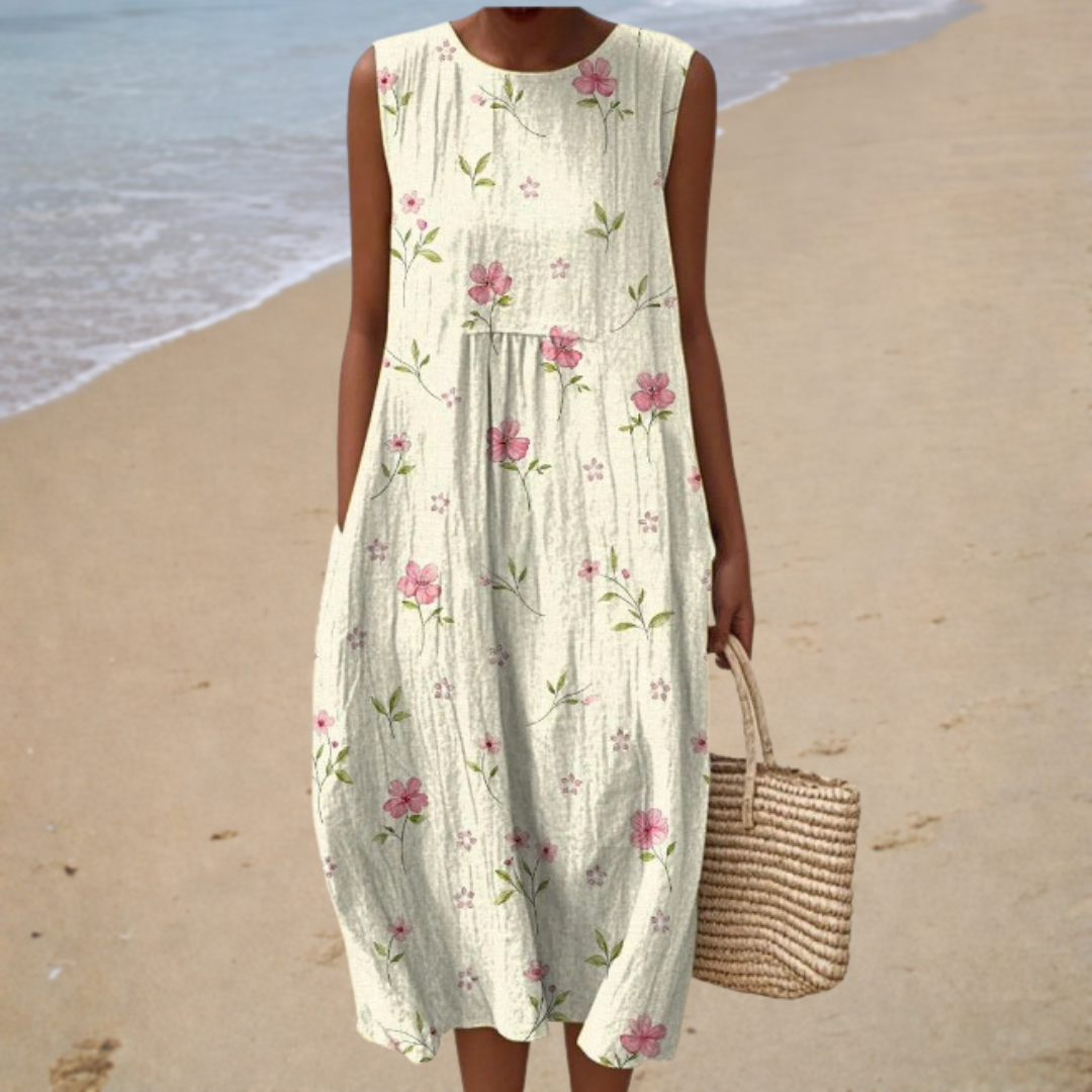 Danielle | Robe Midi Florale Femme