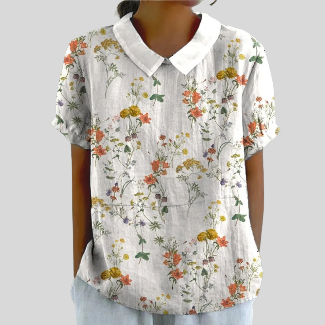 Flavie | Blouse fleurs sauvages femme