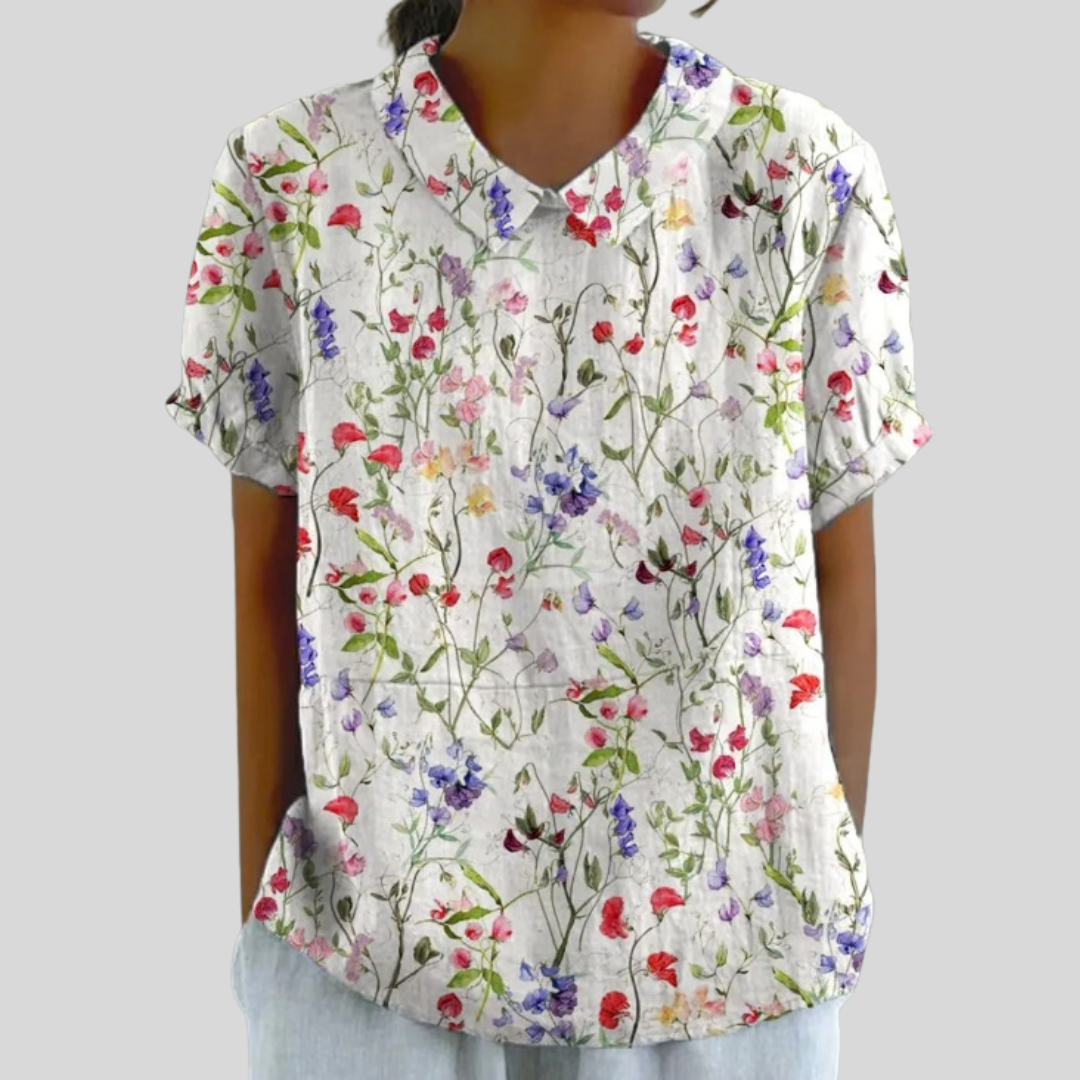Océane | Blouse florale légère femme