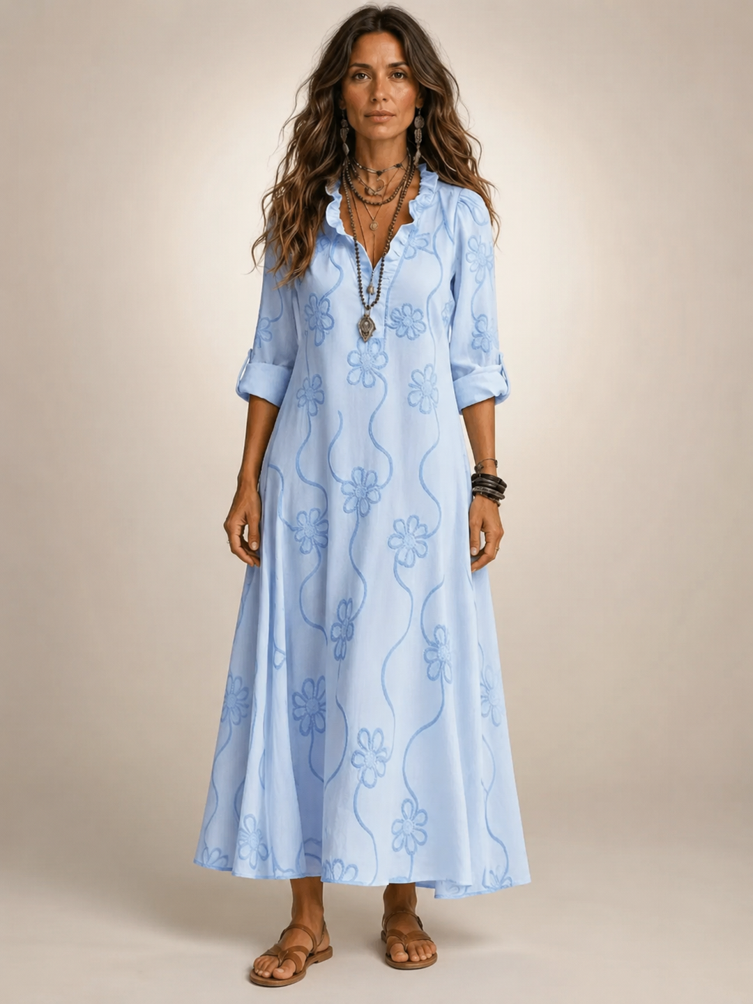 Merle — Robe d'été fleurie femme