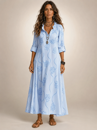 Merle — Robe d'été fleurie femme