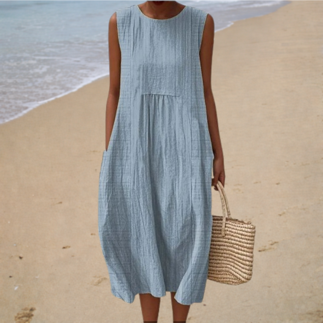 Rosalee | Robe Midi Minimaliste Femme
