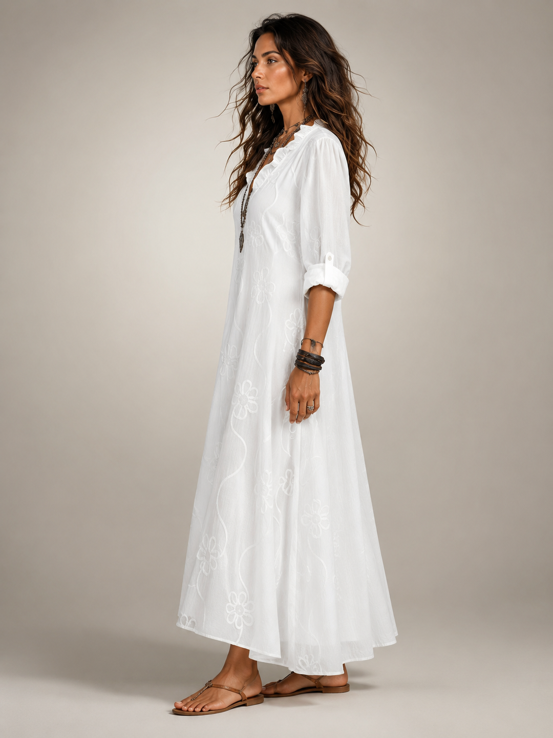 Merle — Robe d'été fleurie femme