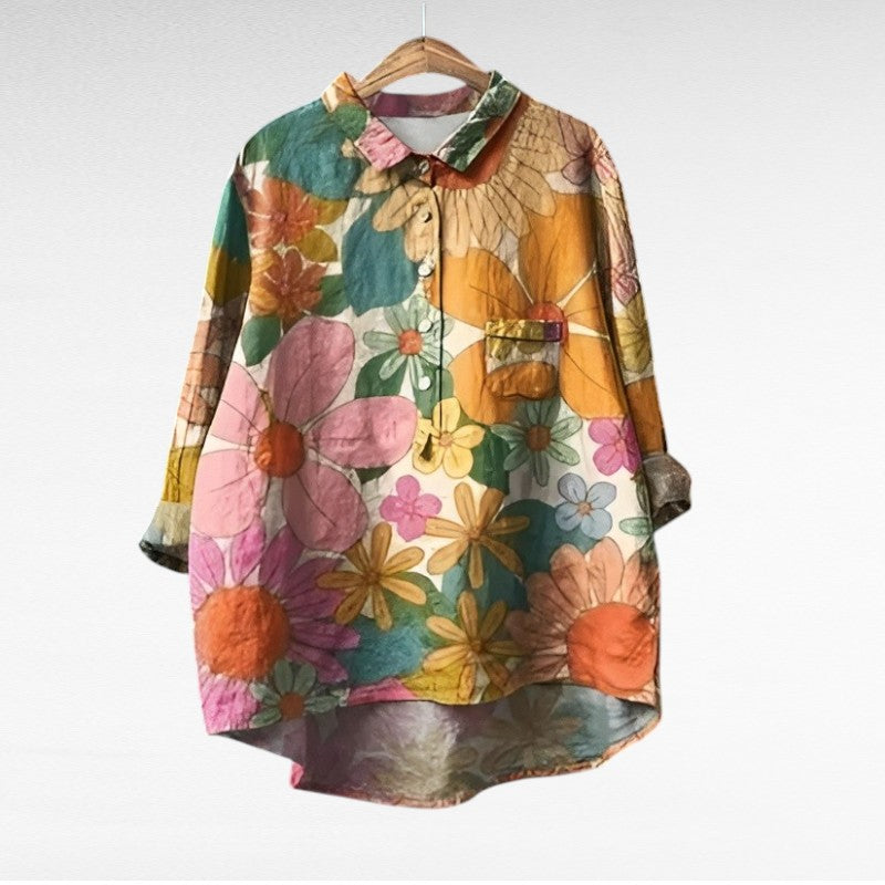 Solène | Blouse florale élégante femme