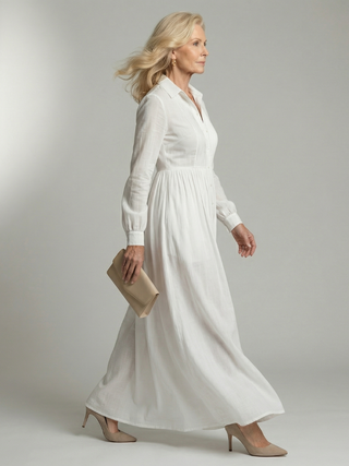Charlotte | Robe maxi soft flow femme