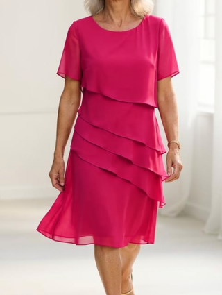 Juliette – Robe midi fluide élégante femme
