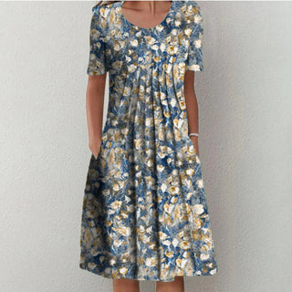 Hailey | Robe florale élégante et décontractée avec poches