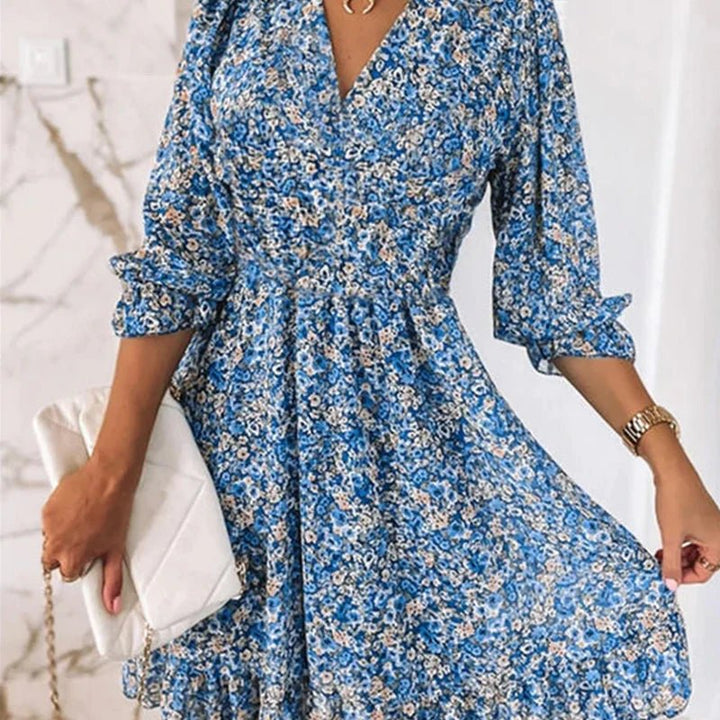 Sunna - Robe florale élégante femme