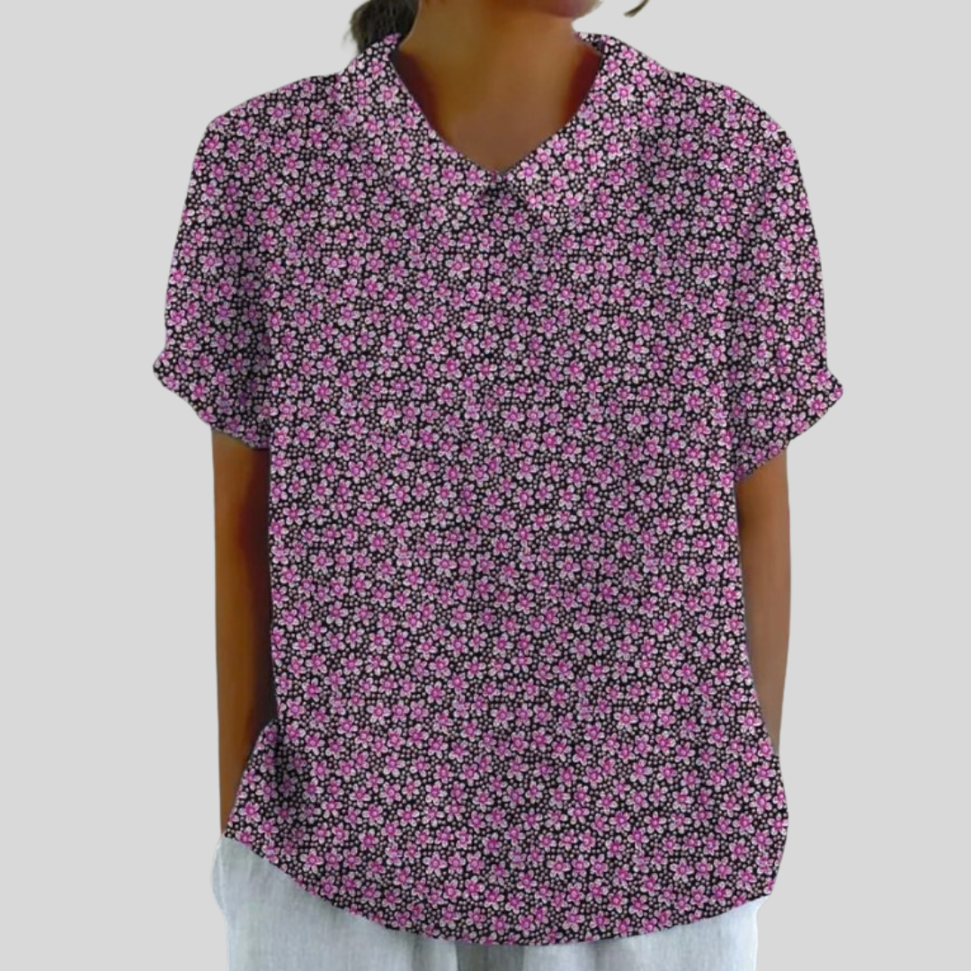 Léonie | Blouse micro-fleurie femme