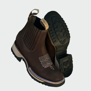 Camélia | Bottines Chelsea brodées femme