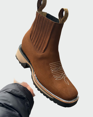 Camélia | Bottines Chelsea brodées femme